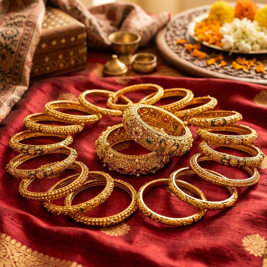 Traditional Gold Bangles